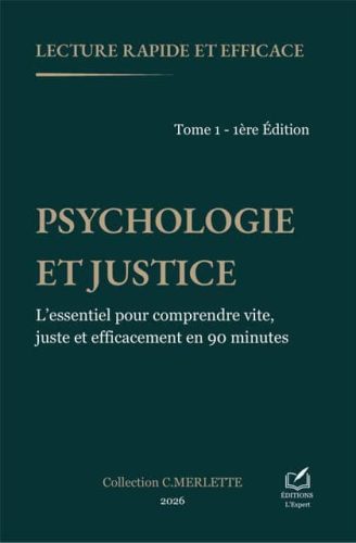 Psychologie et justice - Cecille Merlette